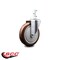 Service Caster 5 Inch Maroon Polyurethane Wheel Swivel 7/8 Inch Square Stem Caster SCC SCC-SQ20S514-PPUB-MRN-78 - alternate 4